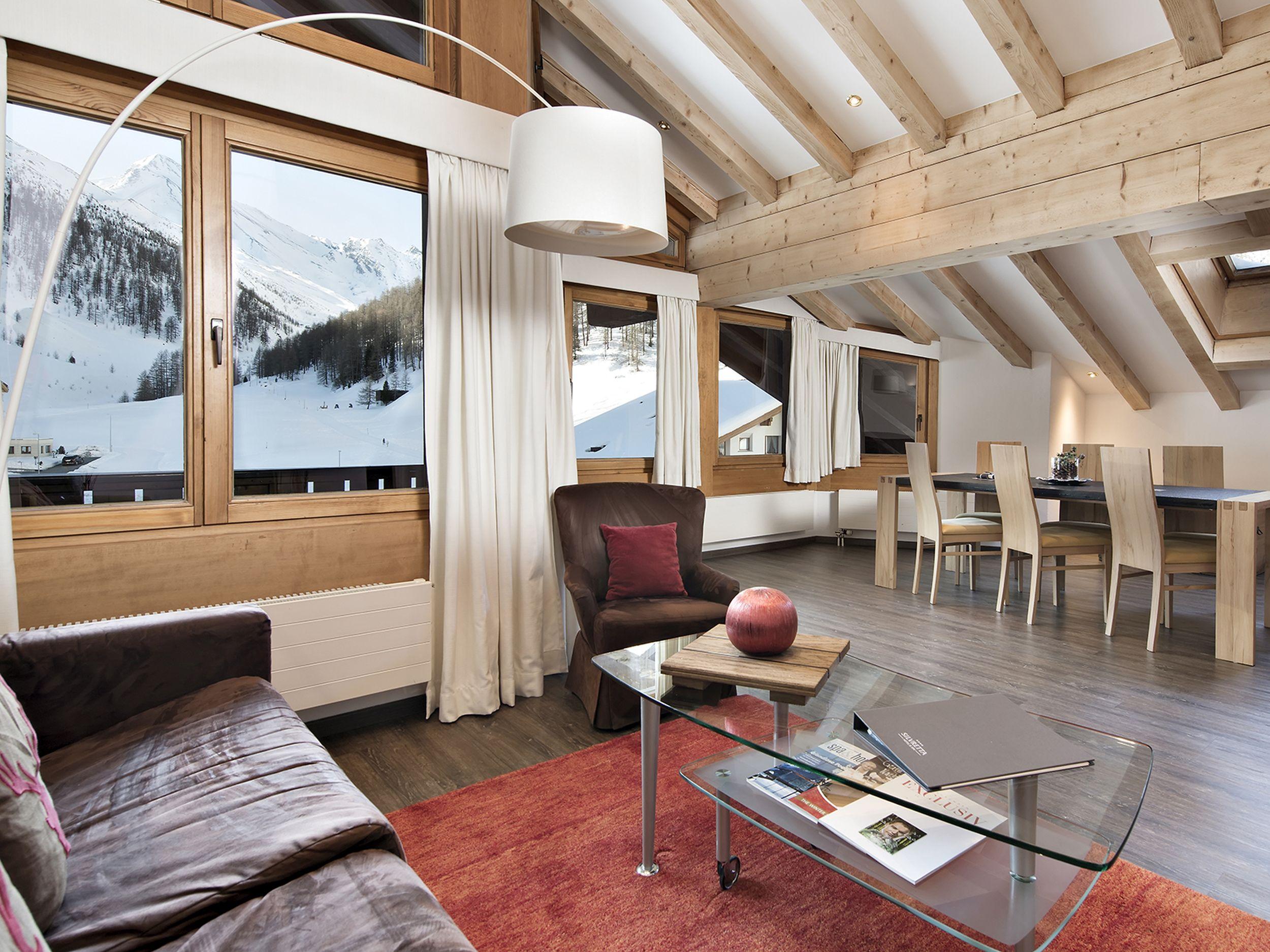 Chalet Silvretta Hotel & Spa Samnaun Phòng bức ảnh